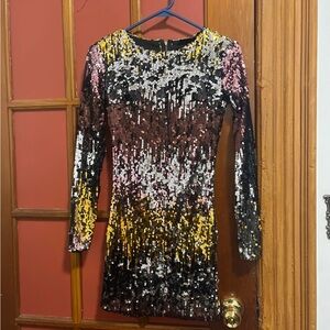 Revamped Multicolor Sequin Top
